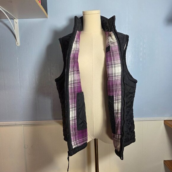 C.E. Schmidt Workwear Extra Large Black Quilted Full Zip Medium Lined Vest - Picture 2 of 11